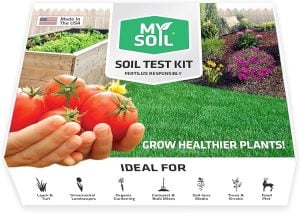 MySoil soil test kit for lab testing.