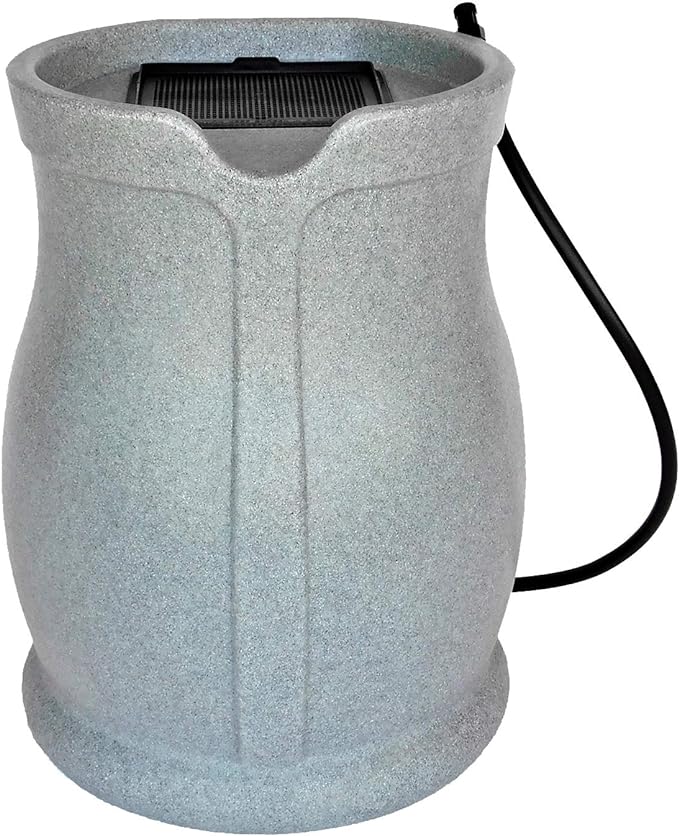 FCMP 45-gallon decorative rain barrel.