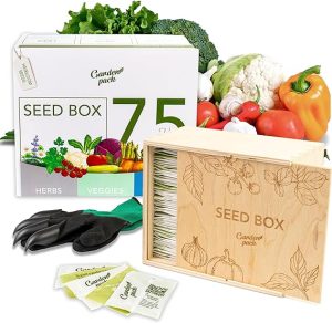 Grow kit with 75 varieties of seeds.