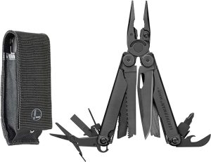 Leatherman 18-in-1 multitool with case.
