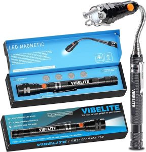 Vibelite magnetic extendable LED flashlight.