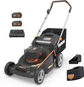 Worx Nitro 40-volt 21-inch cordless lawnmower