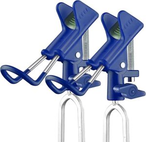 Adjustable fishing rod holders for bank fishing, set of 2.