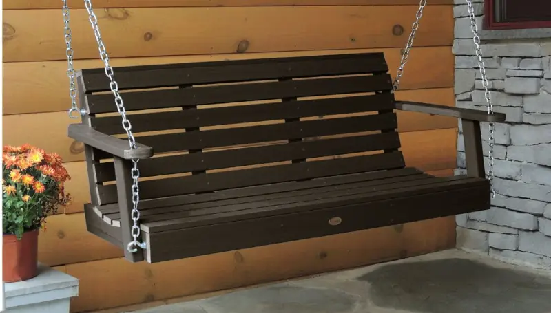 Banner brown porch swing