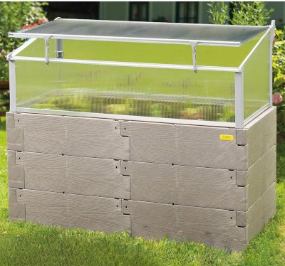 Burpee combination raised bed and cold frame.