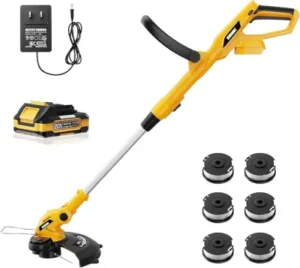 EWork 12-inch cordless string trimmer.