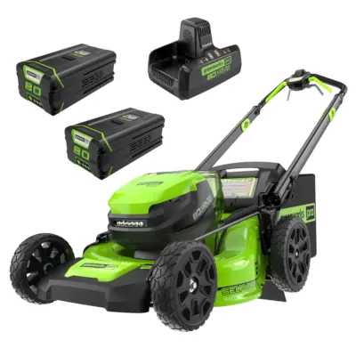 Greenworks 80-volt 21-inch self-propelled cordless mower